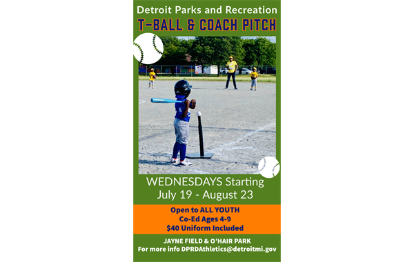 T-Ball and Coach Pitch Open Now!!